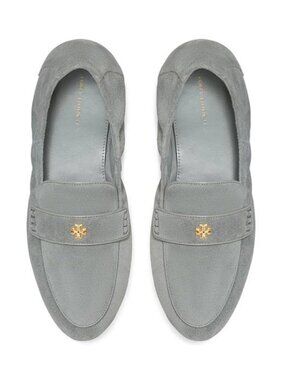NEW TORY BURCH Women’s Ballet Loafer – Blue Lapis Suede – Size 5.5
